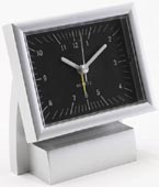 Tischuhr Turning, silber