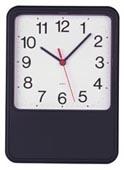 Wanduhr Outline, schwarz