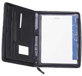 Zipper Portfolio A4, Farbe schwarz