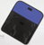 Einfache Nylon-Dokumentenmappe, schwarz/blau