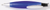 Druckkugelschreiber Dickie, blau transparent